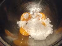 米粉を使ったメープルシフォンケーキ レシピ２